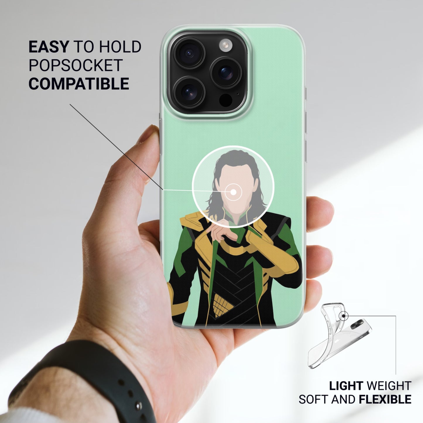 Emerald Trickster iPhone Phone Case