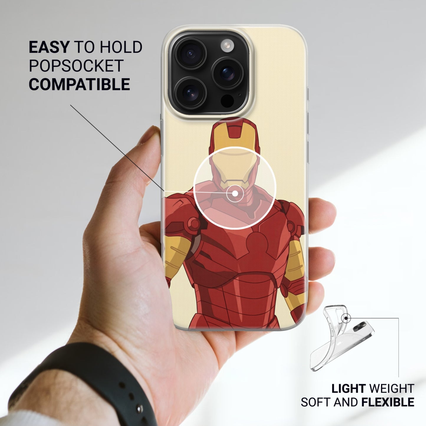 Crimson Armor iPhone Phone Case