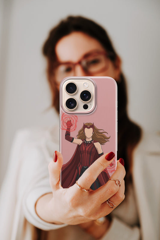 Crimson Hex iPhone Phone Case