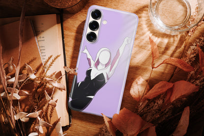 Spider Girl Silhouette Samsung Phone Case