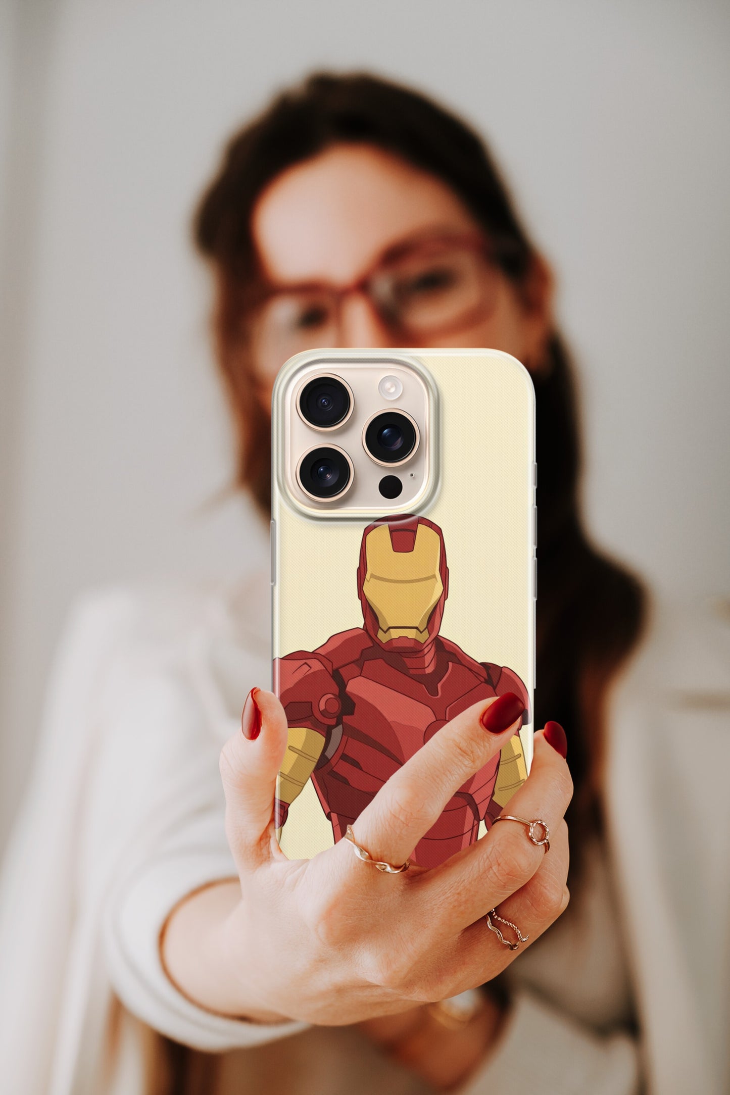 Crimson Armor iPhone Phone Case