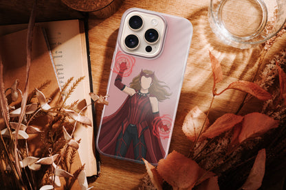 Crimson Hex iPhone Phone Case