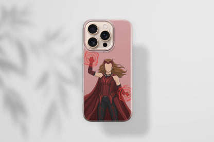 Crimson Hex iPhone Phone Case