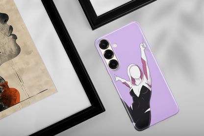 Spider Girl Silhouette Samsung Phone Case