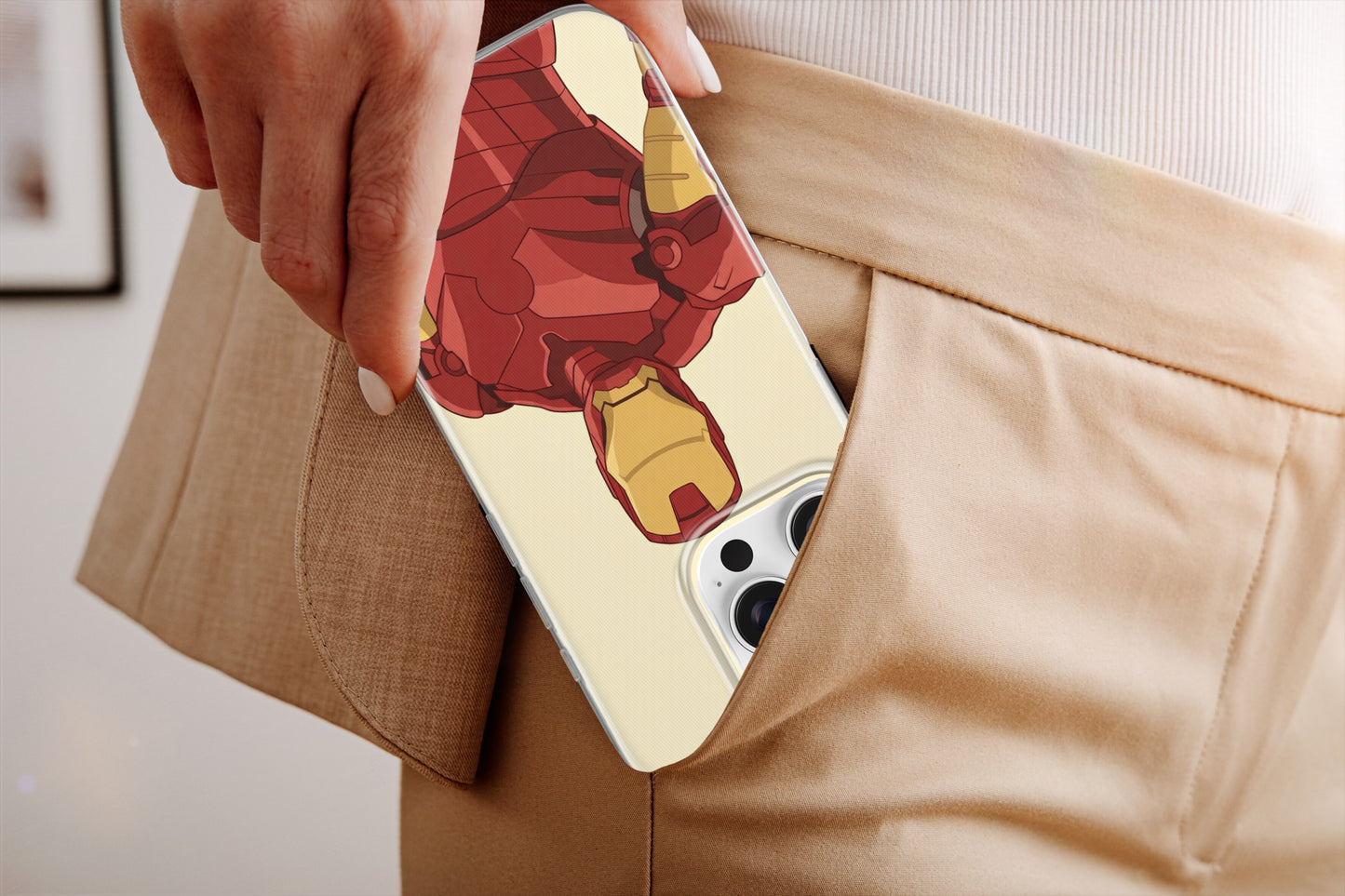 Crimson Armor iPhone Phone Case
