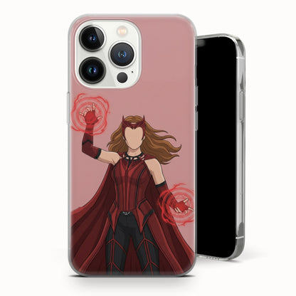 Crimson Hex iPhone Phone Case